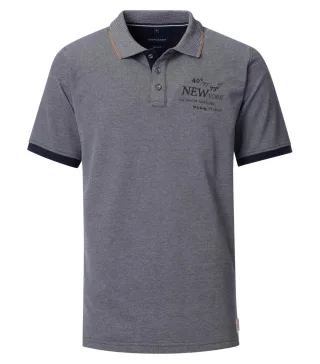 CASAMODA - Polo-Shirt blau - Gr. - S