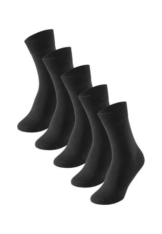 Schiesser Socken "Bluebird" 5 Stk. tlg. druckfreier Bund, Fersen und Zehen handgekettelt, Cotton-Mix