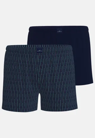götzburg bodywear - Wäsche Männlich blau-mittel-allover - Gr. - 8