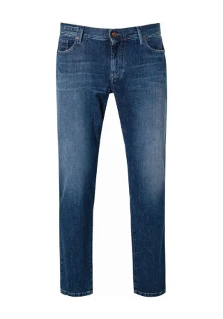 alberto jeans - Slim - Organic Denim blau