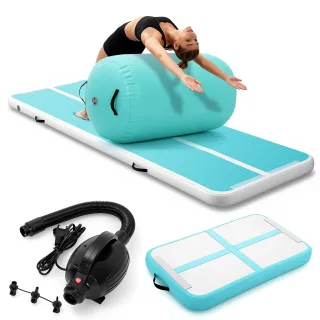 WaveRite 3M Gymnastics Mat Air Tumbling Yoga Track Inflatable Mattress All Purpose for Home/Gym/Park/Training/Exercise/C