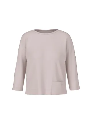 Marc Cain Additions - T-Shirt in Kimono-Form light desert taupe - Gr. - 40