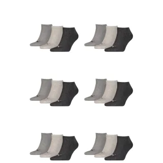 18 Paar Puma Sneaker Invisible Socken Gr. 35 - 49 Unisex für Damen Herren Füßlin...