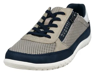 bugatti Sneaker, Freizeitschuh, Halbschuh, Schnürschuh mit Kontrastbesätzen
