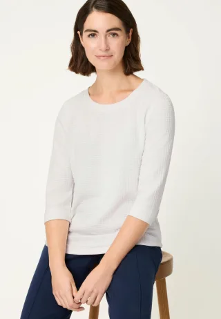 Olsen - T-Shirt Long Sleeves off white - Gr. - 42