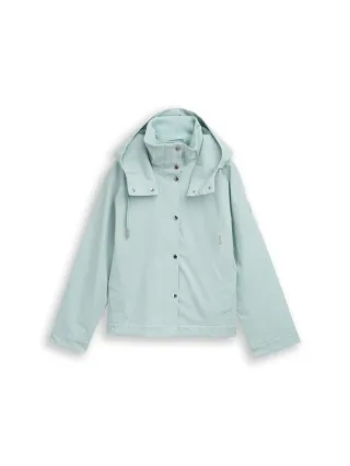 Tom Tailor - Ultralight Short Parka aus wasserabweisendem Material blue haze - Gr. - S