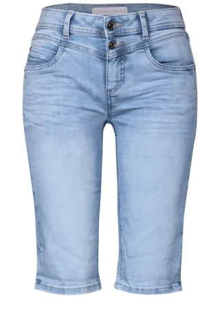 Street One - Bermuda Jeans blau - Gr. - 27