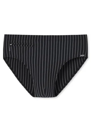 SCHIESSER - Badehose Slip Komfort schwarz - Gr. - 5