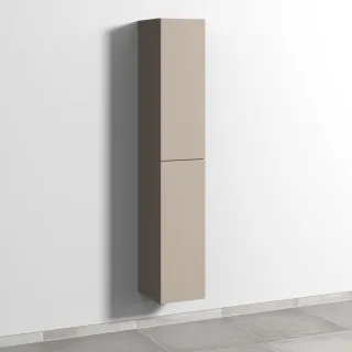 Sanipa 3way Hochschrank mit 2 Türen, Sandgrau-Matt SF09167