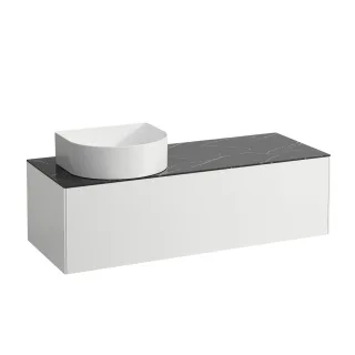 LAUFEN Waschtischunterschrank Sonar 457x1177x341 Aus li 1Schubl, H812340/1/2/3 weiss matt? m. H4054220341431