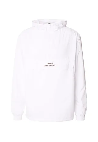 MisterTee Allwetterjacke "MisterTee Think Different Basic Pull Over Jacket" 1 Stk. tlg. mit Kapuze
