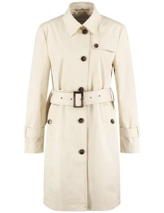 GERRY WEBER Edition - Trenchcoat beige/weiß - Gr. - 38