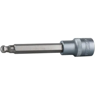 KS Tools 1-2" Bit-Stecknuss Innensechskant mit Kugelkopf, lang - 911.1695