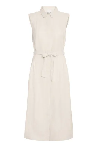 ICHI - Kleid - Ihlinno beige - Gr. - 34