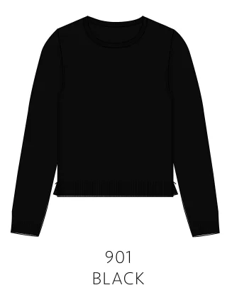 IN LINEA - NOS Pullover, Rundhals 901 black - Gr. - 42