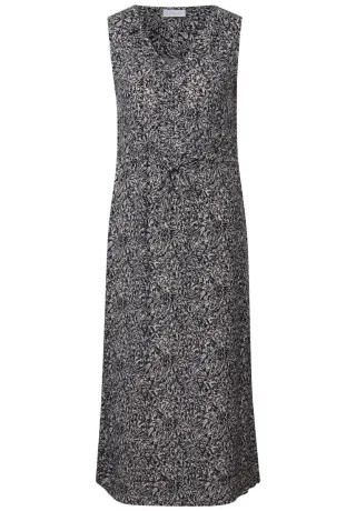 Street One Studio - Gemustertes Midi-Kleid blau - Gr. - 34