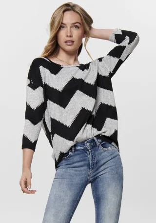 ONLY 3/4-Arm-Shirt "ONLELCOS 4/5 AOP TOP JRS"