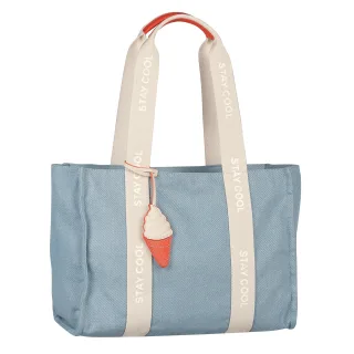 TOM TAILOR DENIM BAGS - Azura light denim blue - Gr. - L