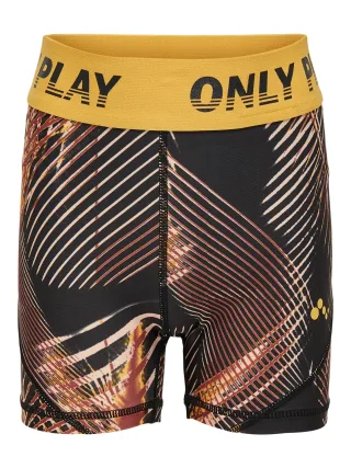 ONLY PLAY - ONPMARLIN AOP TRAIN SHORTS - GIRLS black - Gr. - 146/152