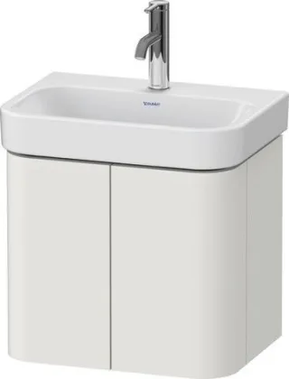 Duravit Happy D.2 Plus Waschtischunterbau wandhängend Nordic Weiß Seidenmatt 475x350x415 mm - HP4384 HP4384039390000