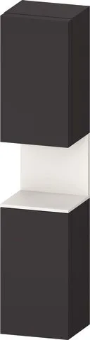Duravit Qatego Hochschrank Graphit Supermatt 400x360x1760 mm - QA1346L84800000 QA1346L84800000