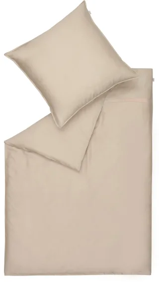 SCHÖNER WOHNEN-Kollektion Bettwäsche "Pure" 3 Stk. Bettwäsche aus Baumwolle in Satin-Qualität, unifarbene Bettwäsche