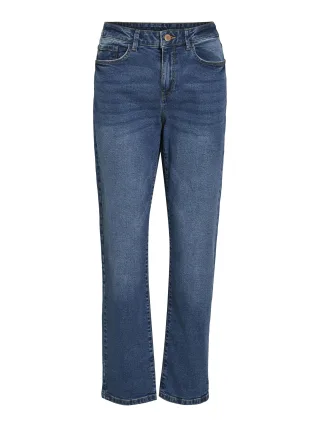 VILA - VIALICE JO MBD RW STRAIGHT JEANS-NOOS medium blue denim - Gr. - 36/30