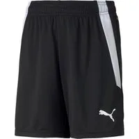 PUMA Sporthose Short teamLIGA kurz schwarz Kinder