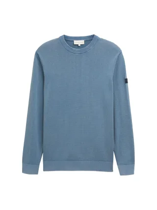 Tom Tailor - Strickpullover aus Baumwolle mystical blue - Gr. - XXXL
