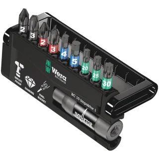 Wera Bit-Check 10 Impaktor 1 SB, 10-teilig - 05073980001