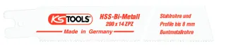 KS Tools Säbelsägeblatt Rems, HSS-Bi-Metall, 200mm, 1,8mm, 5er Pack - 129.4454