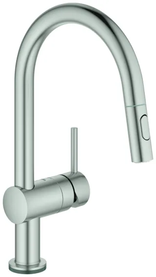 GROHE Elektr.-EH-SPT-Batt. Minta Touch 31358 C-Ausl. azb. Spülbrause supersteel, 31358DC2 31358DC2