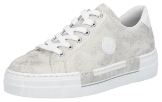 Rieker Sneaker, Freizeitschuh, Halbschuh, Schnürschuh mit Plateausohle