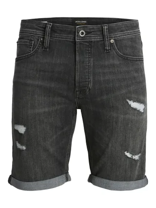 JACK&JONES - JJIRICK JJORIGINAL SHORTS AM 123 black denim - Gr. - S