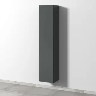 Sanipa 3way Hochschrank mit 1 Tür, Anthrazit-Matt SM10822