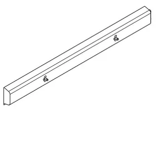 KWC Aquarotter Armatureneinheit, Edst., W.-Mont., 2 Waschplätze, 1600 mm, Wasser rechts, 3600000933 3600000933