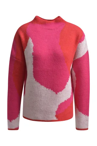 Smith&Soul - Jacquard Pullover cherry print - Gr. - S