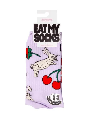 eat my socks - Socken - Good Luck lila - Gr. - OS