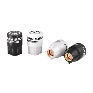 RUSHFPV Cherry STUBBY 5.8GHz Analog FPV Antenna, 4.96g, SMA, 2.22dBi, 1.0 Axial Ratio (LHCP/RHCP) for FPV Goggles, Analo