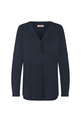 Studio Anneloes - Evi blouse dark blue - Gr. - XS
