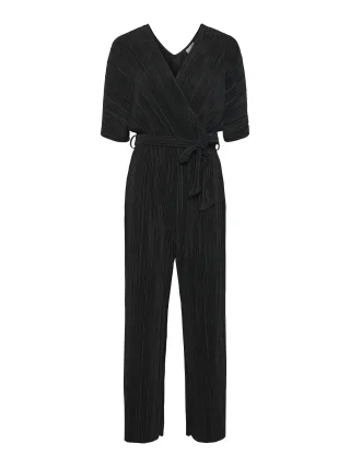 Y.A.S - YASOLINDA SS ANKLE JUMPSUIT S. NOOS Black - Gr. - S