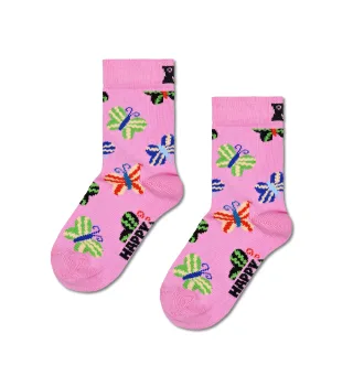 happy socks - Kids Butterfly Sock Rosa - Gr. - 12/24M
