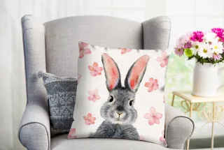 queence Dekokissen "Baluga" süßer Hase