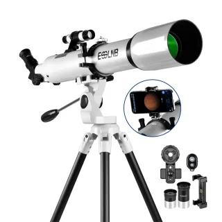 [EU Direct] ESSLNB 80mm Aperture 700mm Refracting Astronomy Telescope, Suitable for Beginners Adults with Stargazing App