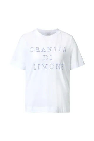 Rich & Royal - Easy Fit T-Shirt Granita Di Limone white - Gr. - XS