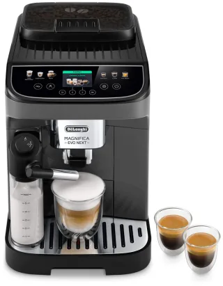 DeLonghi Kaffeevollautomat "Magnifica Evo Next ECAM310.60.GB" MyLatteFunktion, 3 Benutzerprofile, LatteCrema Milchsystem, 10 Rezepte