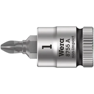 Wera 8755 A Pozidriv Zyklop Bitnuss mit 1/4"-Antrieb - 05003353001