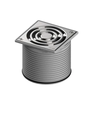 Tece drainpoint S Rostrahmen Edelstahl 100 x 100 inkl. Designrost verschraubbar, 3660009 3660009