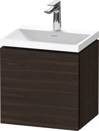 Duravit L-Cube c-shaped Set wandhängend Nussbaum gebürstet Matt 450x350x480 mm - LC6949O69690000 LC6949O69690000