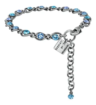konplott - Armband - Magic Fireball blau/silver